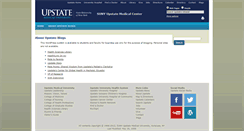 Desktop Screenshot of blogs.upstate.edu