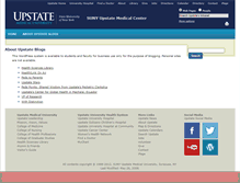 Tablet Screenshot of blogs.upstate.edu